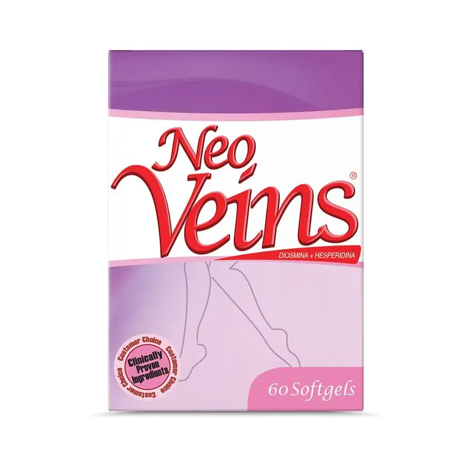 Neo Veins 500Mg 60Softgels Healthy America 1