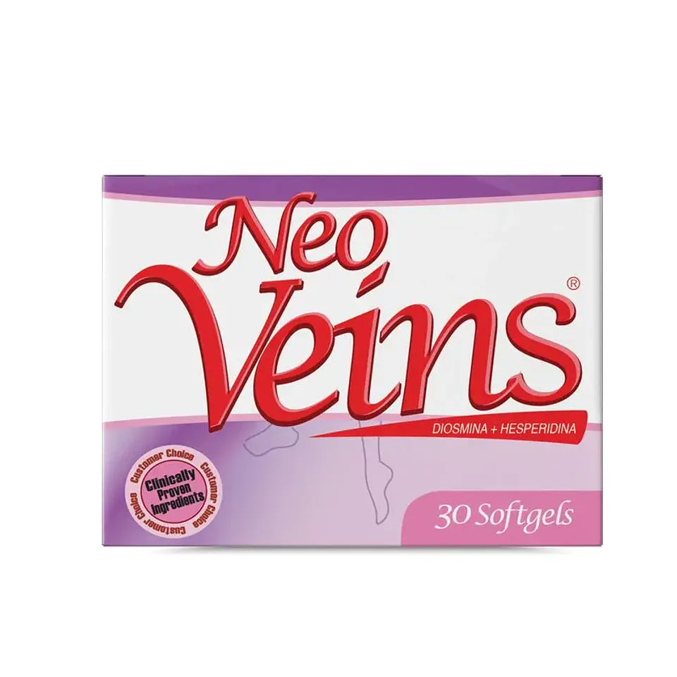Neo Veins 500Mg 30Softgels Healthy America 1