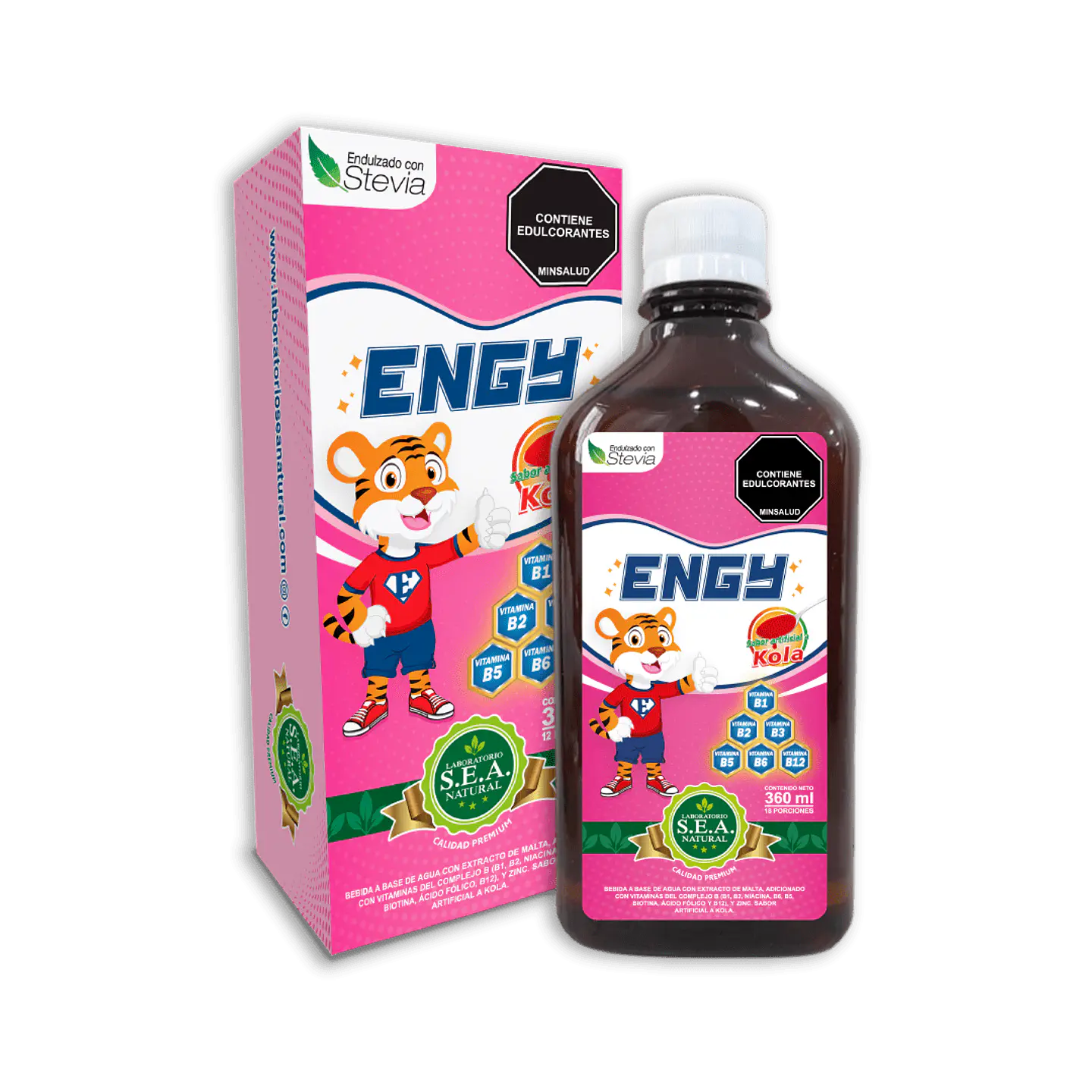 Multivitaminico Para Niños Liquido Engy 360Ml Sea Natural 1