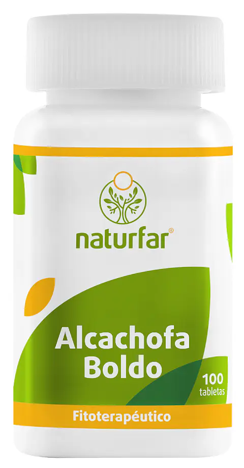Alcachofa Boldo 100Tabletas Laboratorios Naturfar