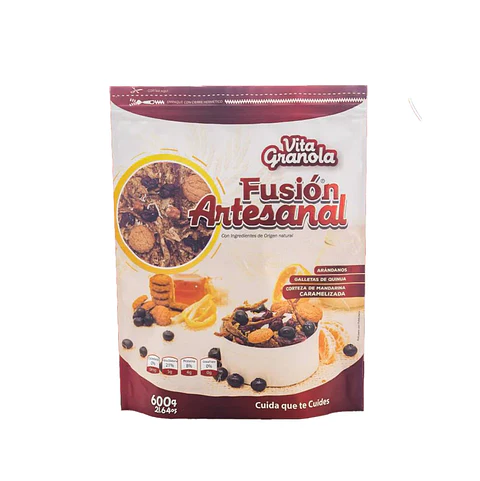 Granola Fusion Artesanal 600G Vitamarket