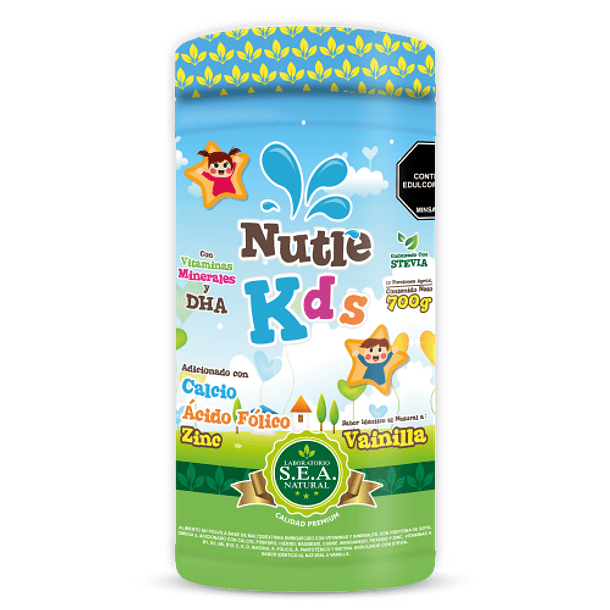 Nutre Kids Polvo 700G Sea Natural