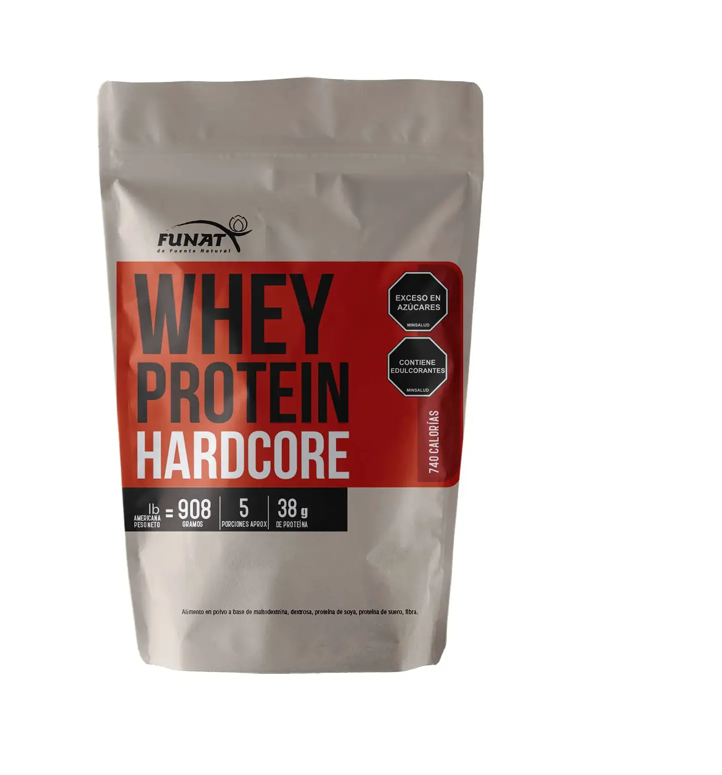 Whey Protein Hardcore 2Lb Vanilla Funat Laboratories 1