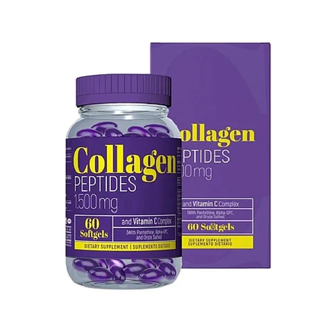 Colageno Peptidos Collagen Peptides 60Softgels Healthy America