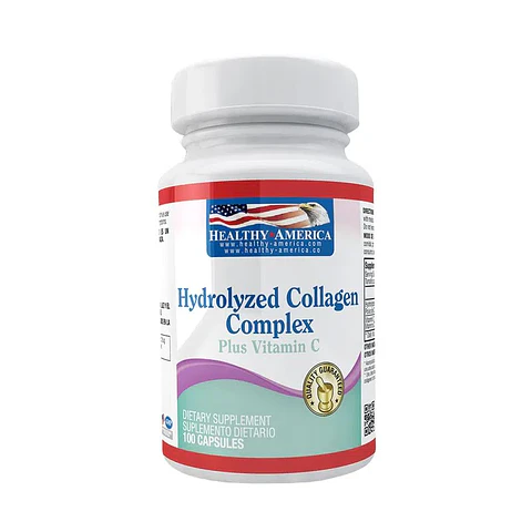 Colageno 1500 Mg Plus Vitamin C 100Capsules Healthy America