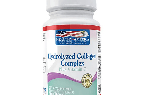 Collagen 1500 Mg Plus Vitamin C 100Capsules Healthy America