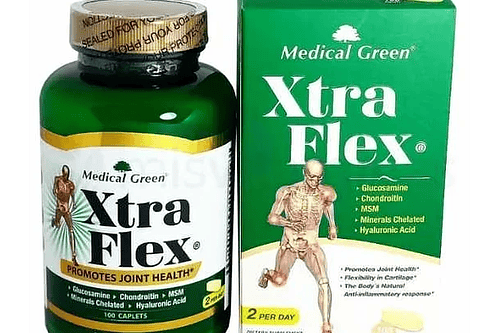 Xtraflex 100 Caplets Medical Green