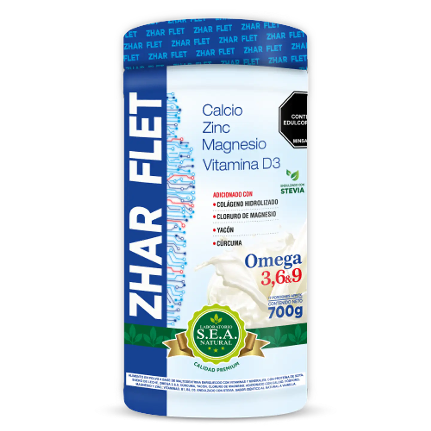 Zhar Flet Polvo 700G Sea Natural 1