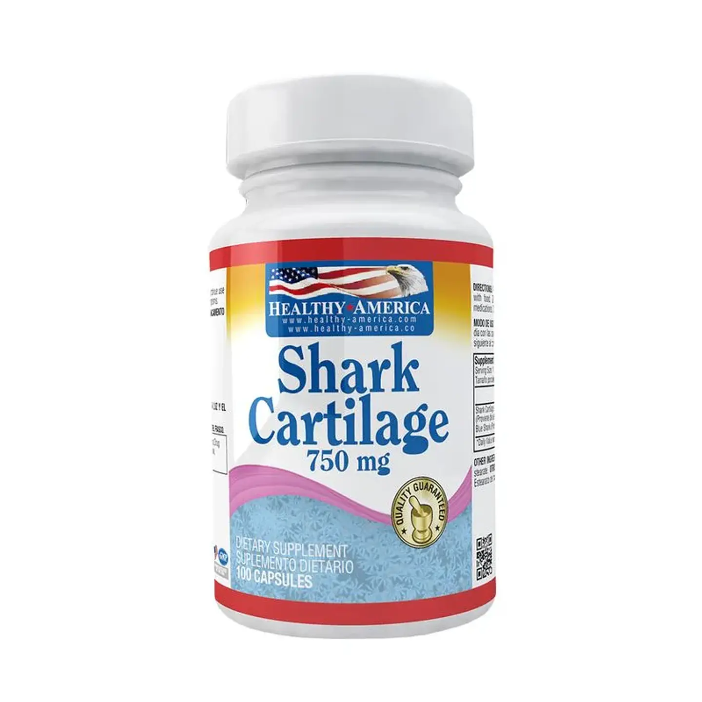 Shark Cartilage 750Mg 100Capsules Healthy America 1