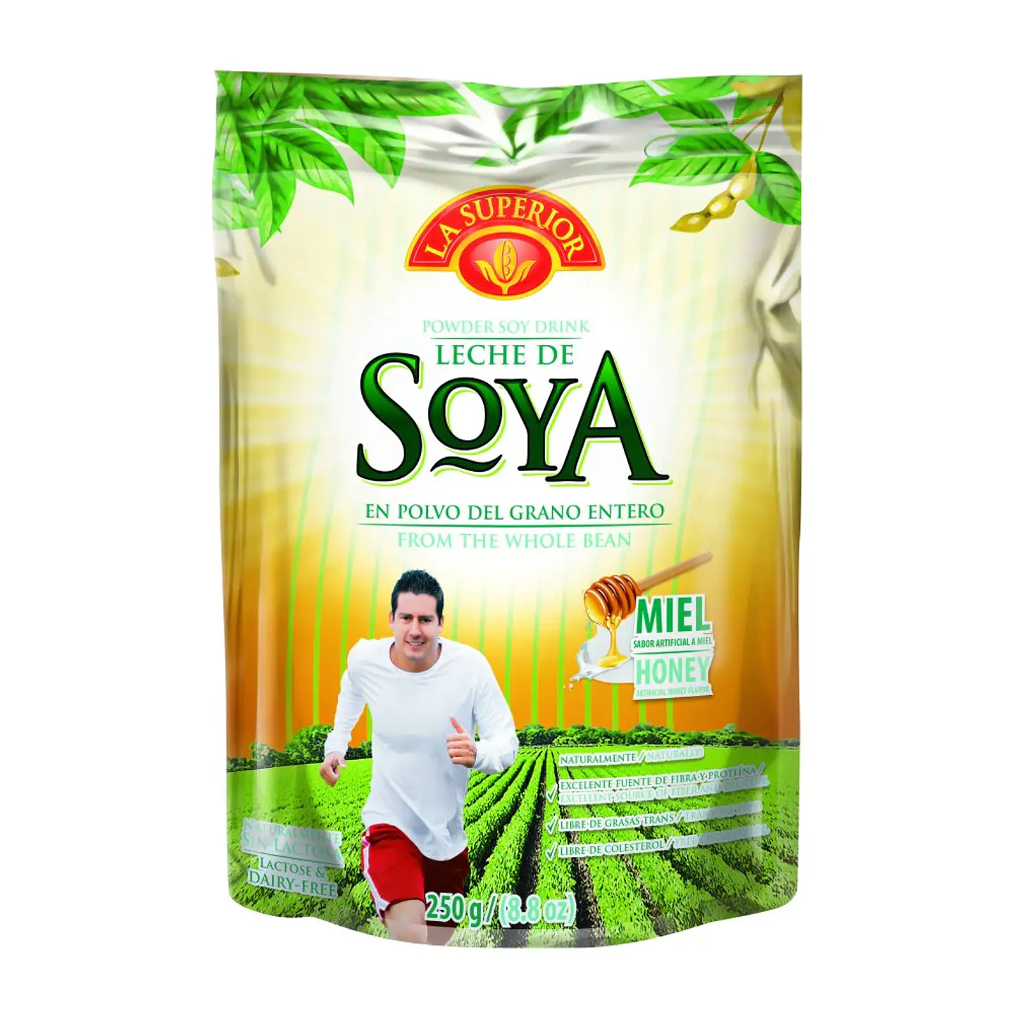Leche En Polvo De Soya 250G Miel La Superior 1