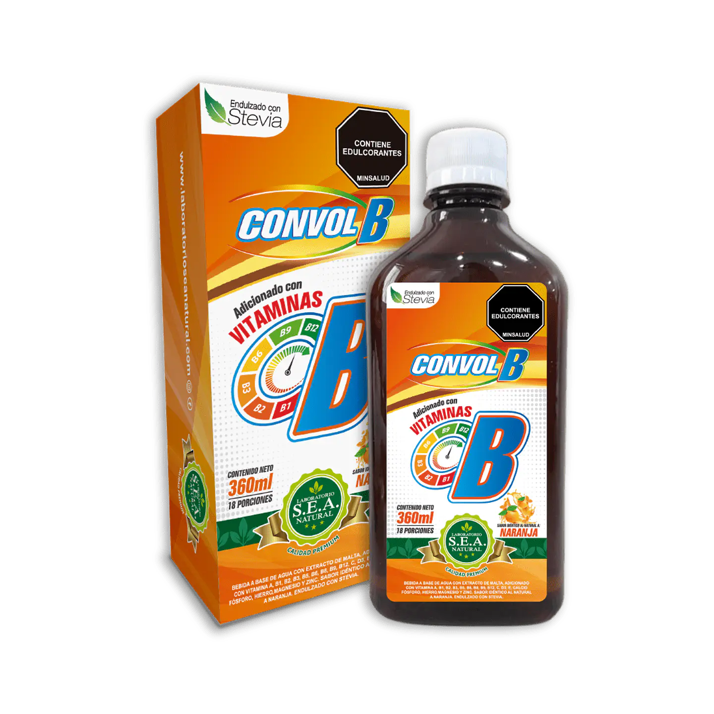Complejo B Liquido 360Ml Sea Natural 1