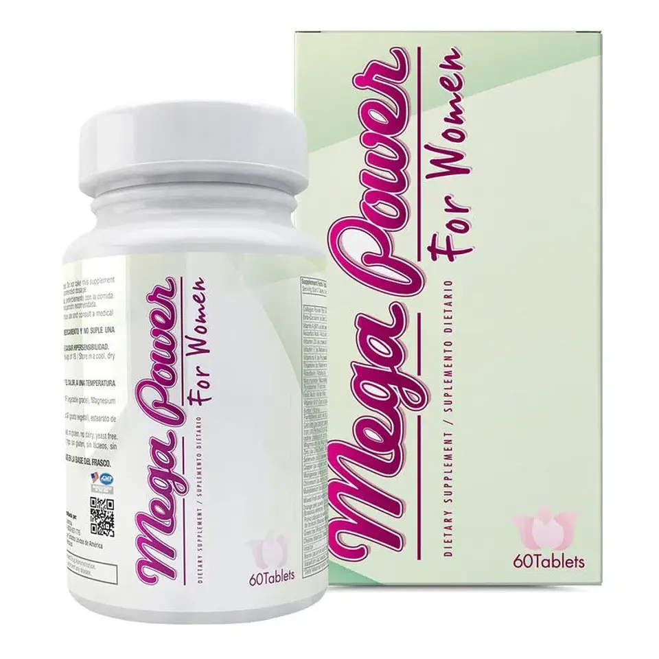Mega Power For Women 60Tabletas Healthy America 1