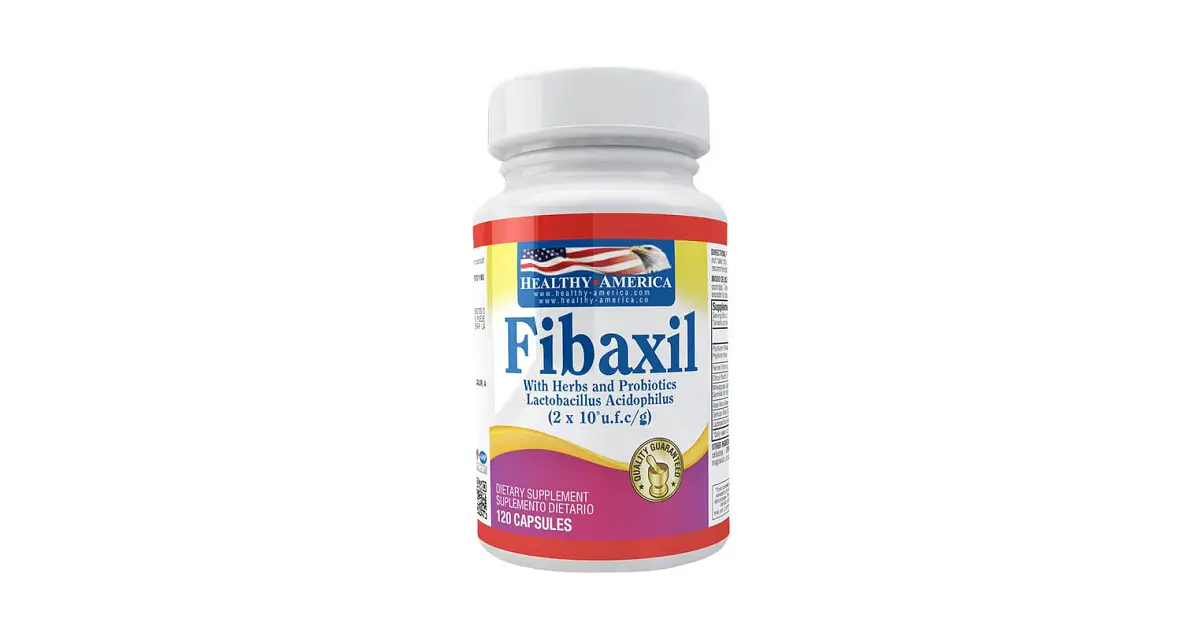 Fibaxil Dietary Fiber - 120 Capsules | HEALTHY AMERICA