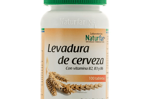 Levadura Suplemento Dietario Vitaminas 100 Tabletas Laboratorios Naturfar