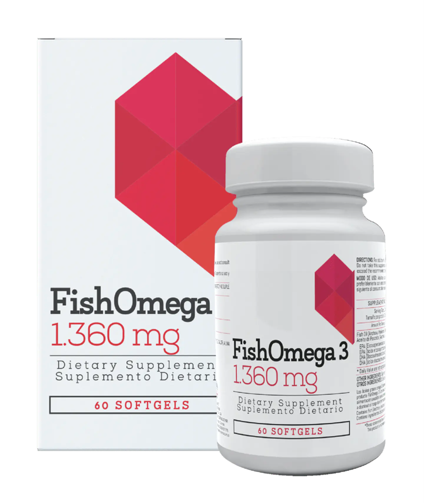Omega 3 60Softgels 1360Mg Healthy America 1