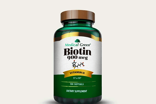Biotin 900Mcg 100Capsulas Medical Green