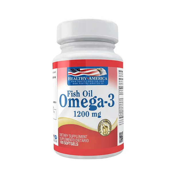 Omega 3 Fish Oil 100Softgels Healthy America