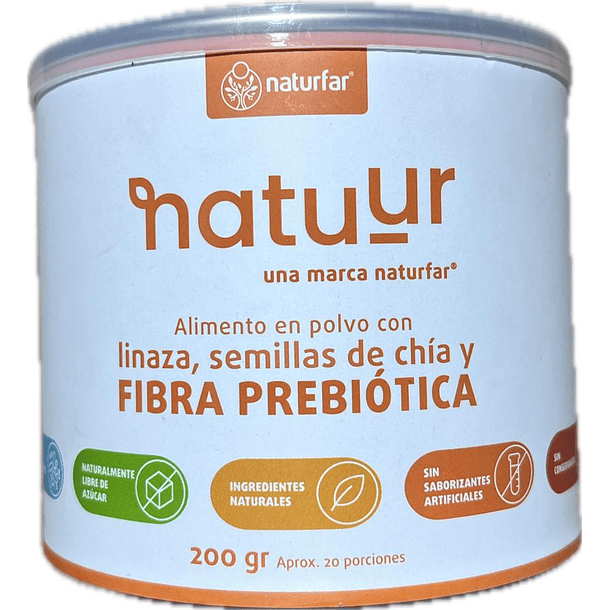 Natuur Linaza, Semillas De Chia Y Fibra Probiotica 200G Laboratorios Naturfar