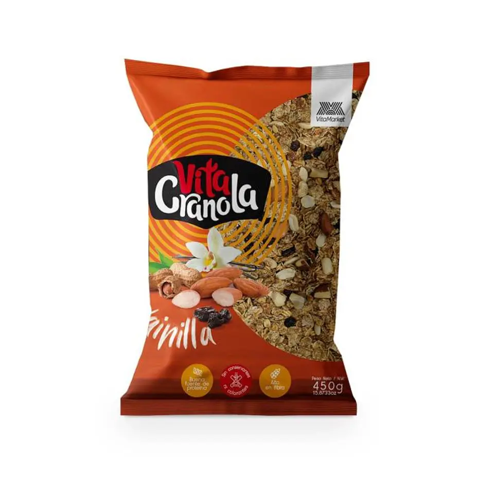 Vita Granola Vainilla 450G Vitamarket 1