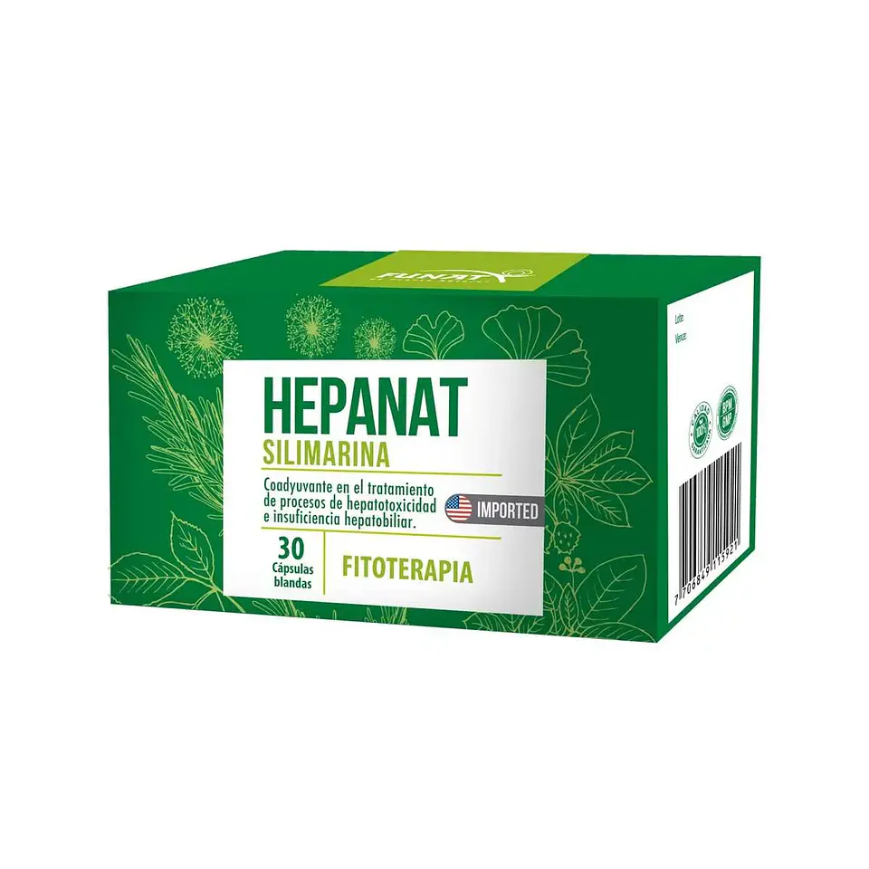 Silimarina Hepanat 30 Capsulas Laboratorios Funat 1