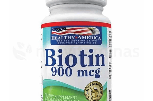 Biotina 900Mcg 120Softgels Healthy America