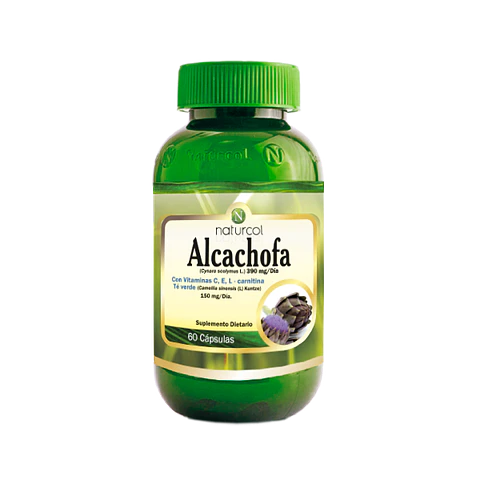Alcachofa 60Capsulas Vitamina C E L Carnitina Te Verde Naturcol