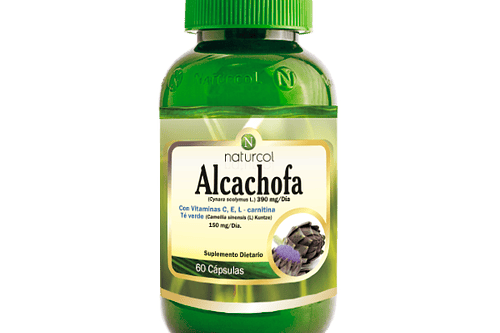 Alcachofa 60Capsulas Vitamina C E L Carnitina Te Verde Naturcol