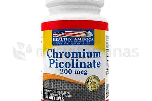 Chromium Picolin 200Mcg 100Softgels Healthy America