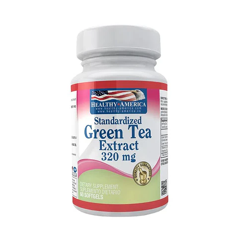 Green Tea Extract 320Mg 60Softgels Healthy America