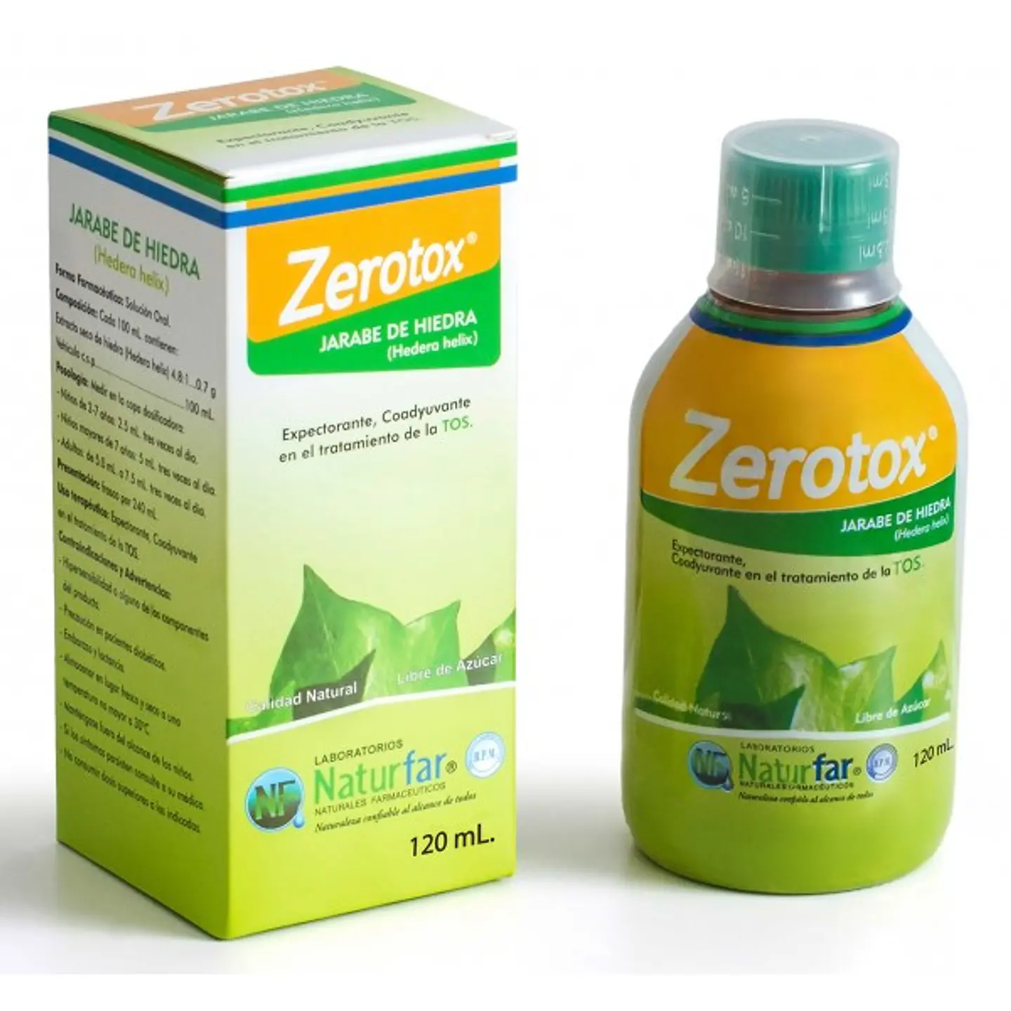 Hiedra Zerotox Jarabe 120 Ml Laboratorios Naturfar 1