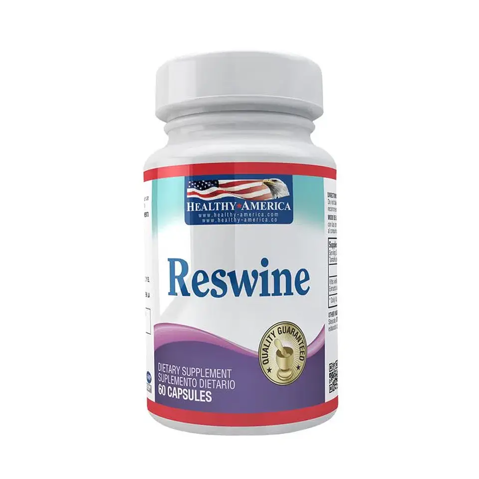 Reswine 60Capsulas Complex 260Mg Healthy America 1