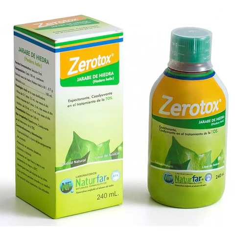 Hiedra Zerotox Jarabe 240 Ml Laboratorios Naturfar