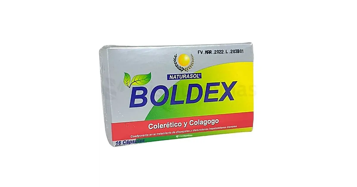 Boldex – Fitoterapéutico para la digestión y salud hepática