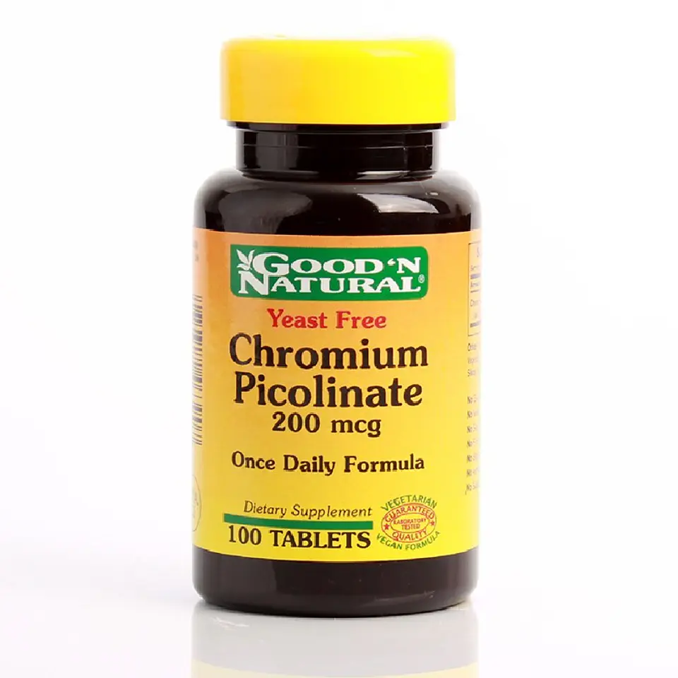 Chromium Picolinate 200Mcg 100Tabletas Good Natural 1