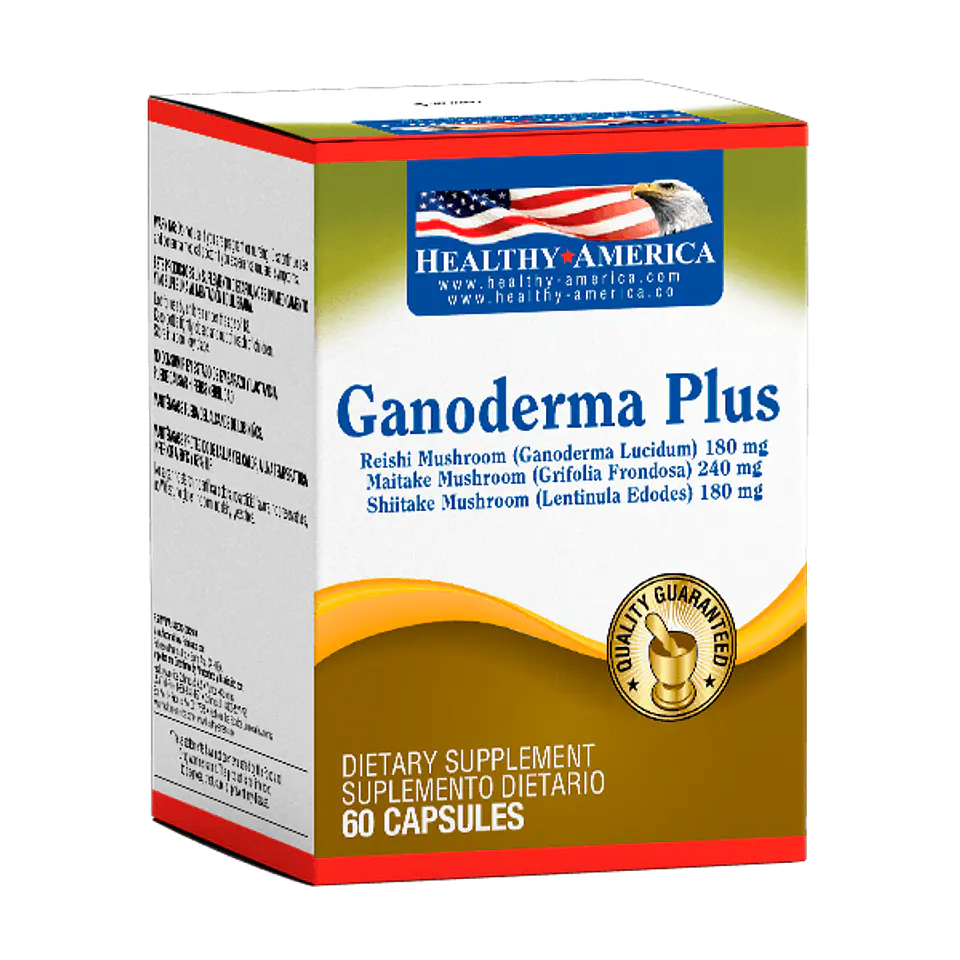 Ganoderma Plus 60 Capsules Healthy America 1