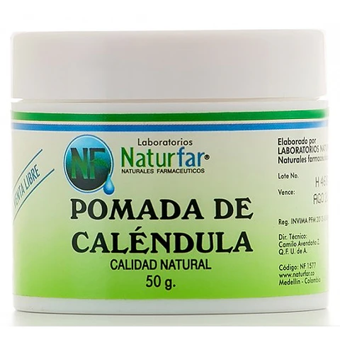 Pomada De Calendula 50G Laboratorios Naturfar