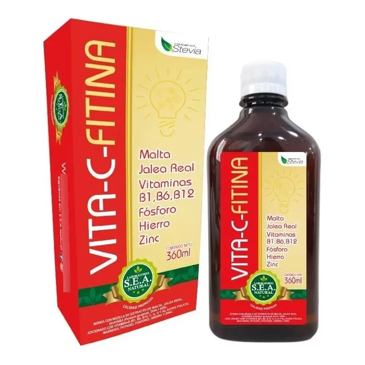 Vita C Fitina Bebida 360ml | Sea Natural | Naturales Vida Sana