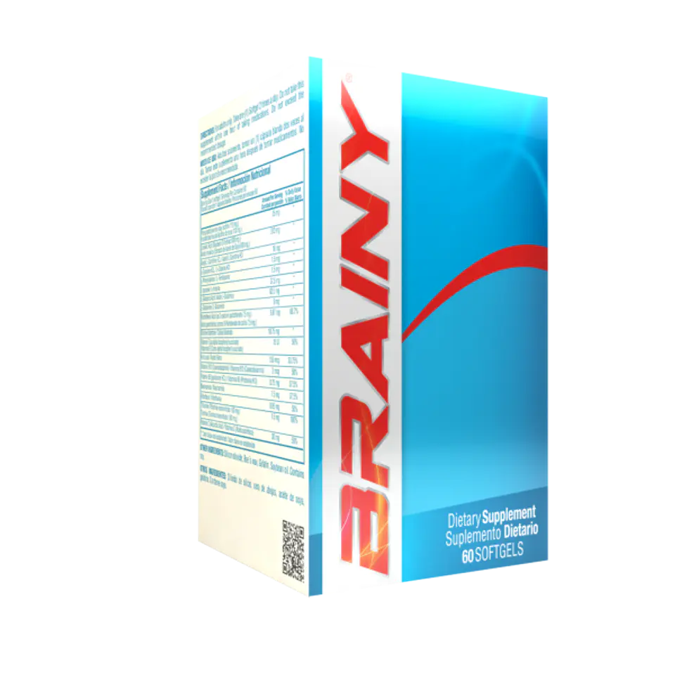 Brainy 60Softgels Blister Healthy America 1