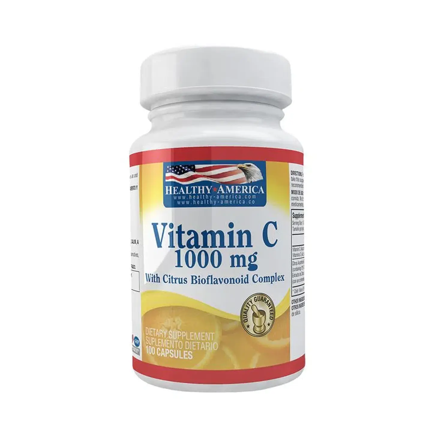 Vitamina C 1000 Mg With Bioflavonoid 100Capsulas Healthy America 1
