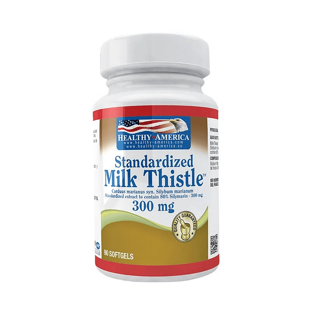 Milk Thisthle 300Mg 90Softgels Healthy America