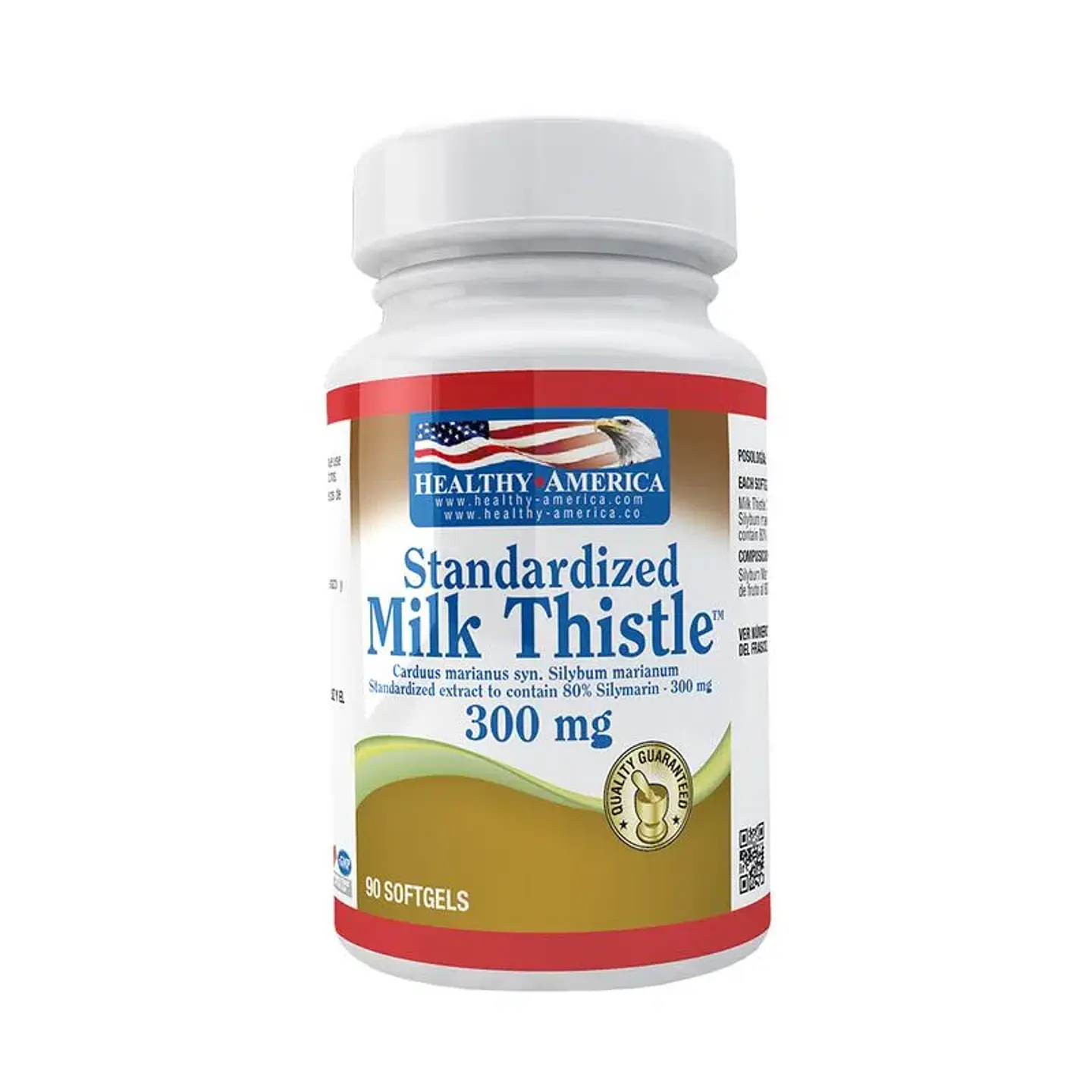 Milk Thisthle 300Mg 90Softgels Healthy America 1