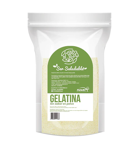 Gelatina Sin Sabor 250G Laboratorios Funat