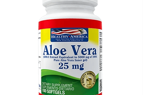 Aloe Vera Gels 25Mg 100Softgels Healthy America
