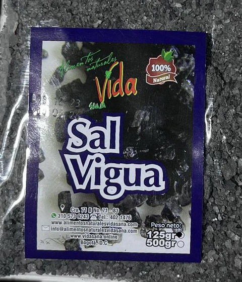 Sal Vigua 500G Alimentos Naturales Vida Sana