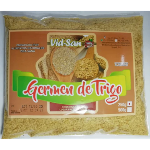 Germen De Trigo 250 G Alimentos Naturales Vida Sana