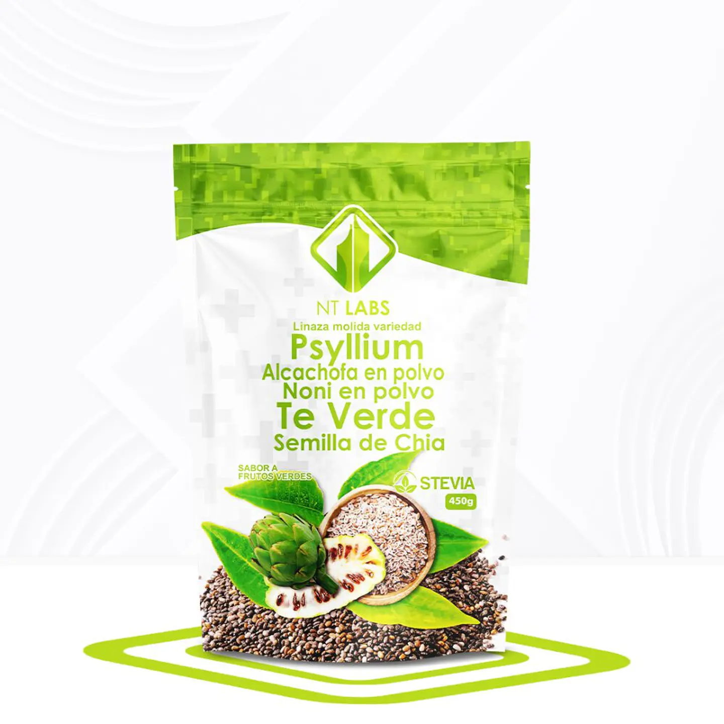 Linaza Psyllium Tverde 450G Bolsa Nt Labs 1