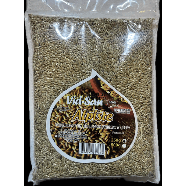 Alpiste Pepa 250G Alimentos Naturales Vida Sana