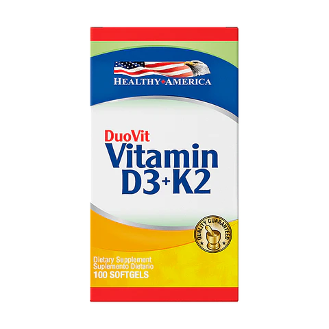 Duovit Vitamin D3 K2 100Softgels Healthy America