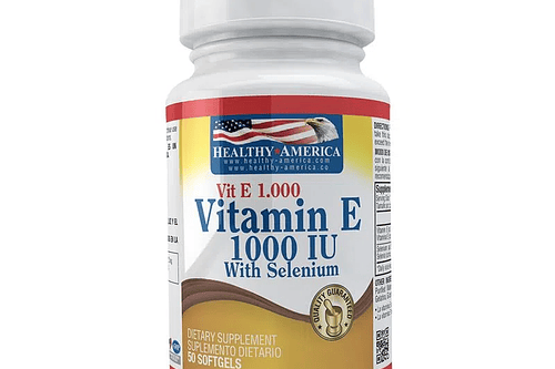 Vitamin E 1000Iu With Selenium 50Softgels Healthy America