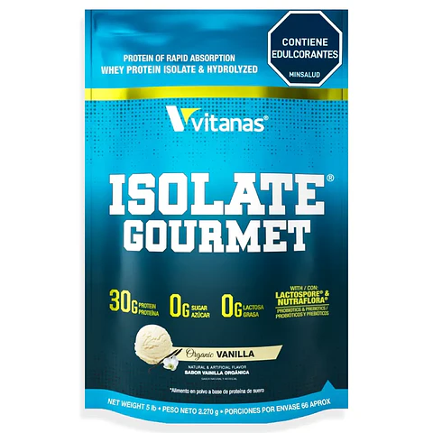 Isolate Gourmet 5Lbs Vainilla Vitanas